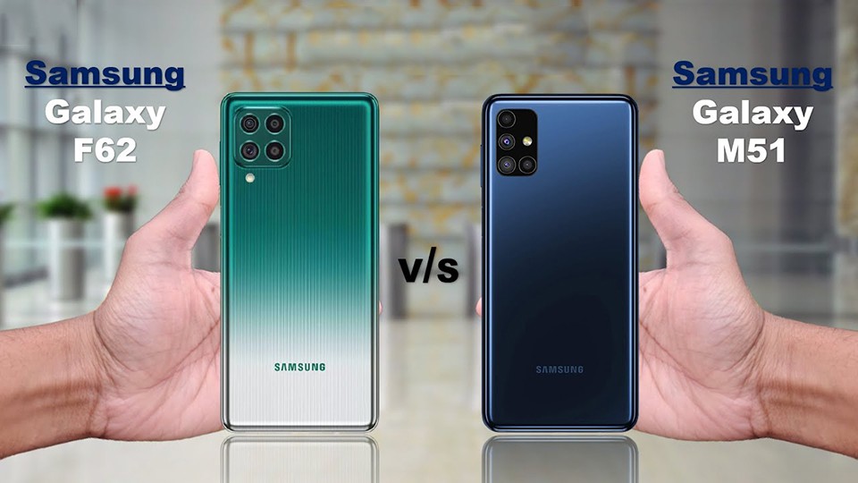Samsung Galaxy F62 vs Galaxy M51