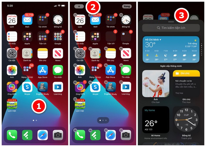 Cách thêm tiện ích màn hình pin vào màn hình chính của iPhone (1)