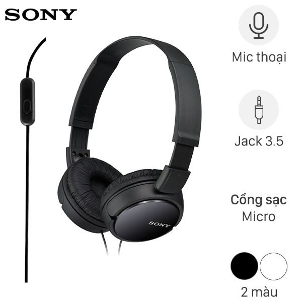 Tai nghe over ear giá rẻ Sony MDR-ZX110AP