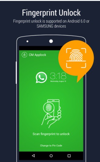 CM Fingerprint Applocker - Phần mềm mở khóa bằng vân tay trên Android