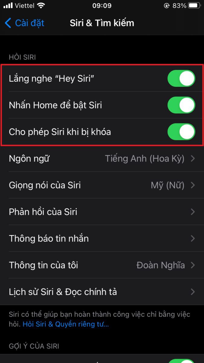Cách gọi Siri không cần chạm vào iPhone