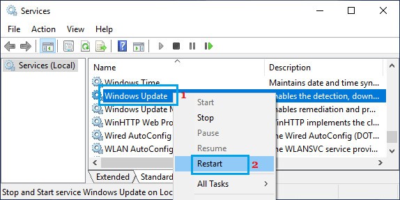 Khởi động lại dịch vụ cập nhật Windows - Ảnh 2