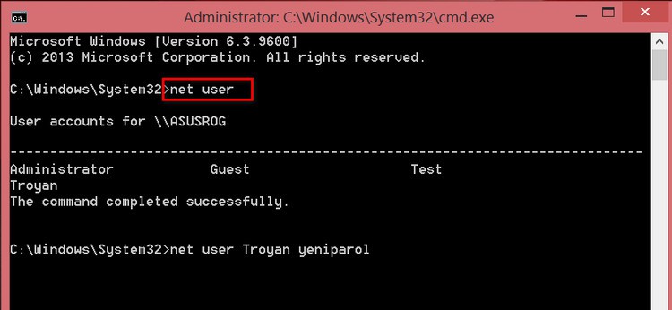 Cách thay đổi mật khẩu trên WIndows 10 thông qua Command Prompt - Ảnh 2