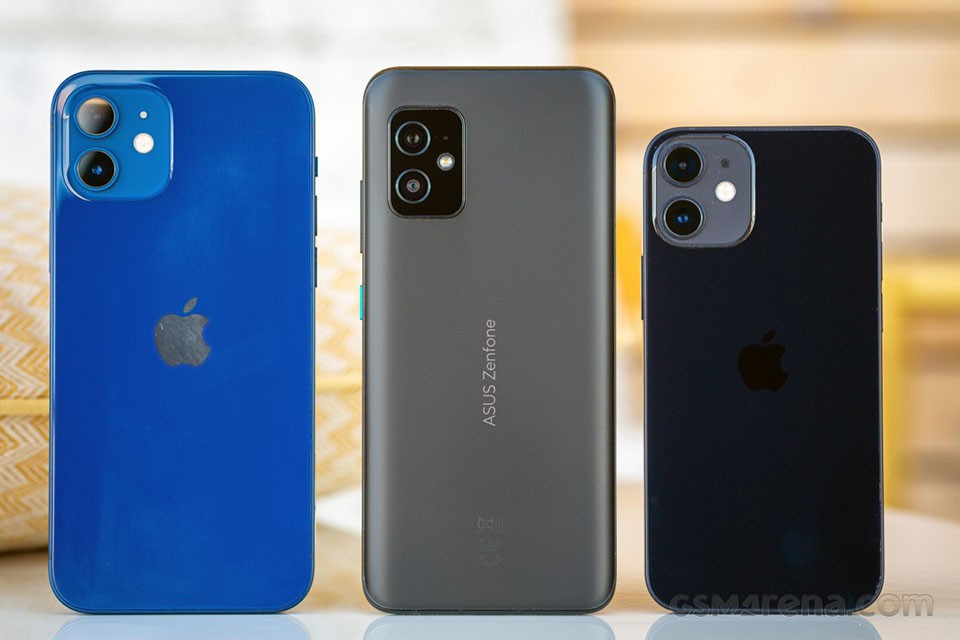 iPhone 12 Pro, Asus Zenfone 8 và iPhone 12 mini