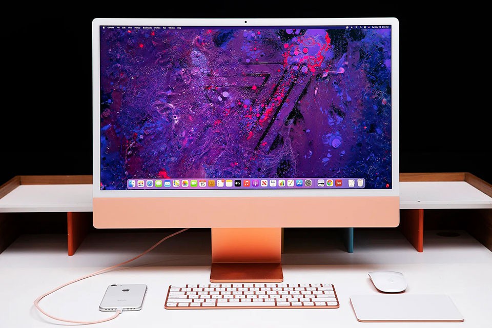 iMac 24 inch 2021 còn có màn hình tuyệt đẹp