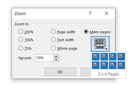 Mỗi trang được hiển thị trong Microsoft Word (9)