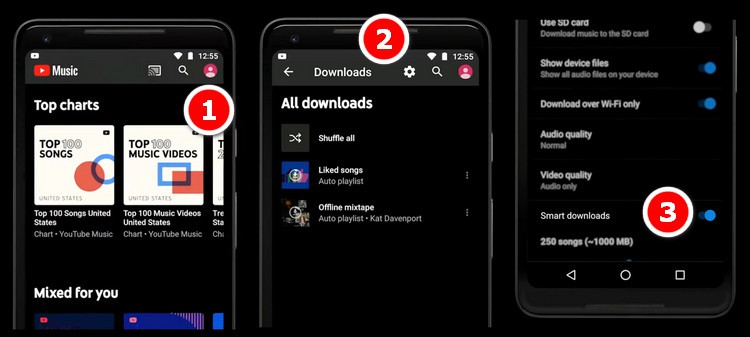 Bật Smart downloads trên điện thoại Android