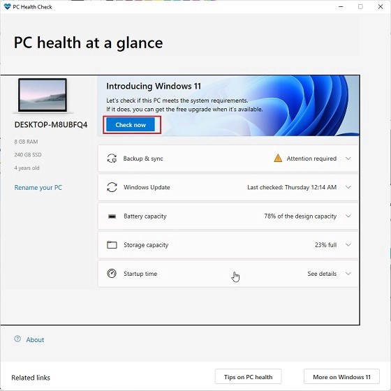 Cách khắc phục lỗi This PC Can't Run Windows 11 Error (2)