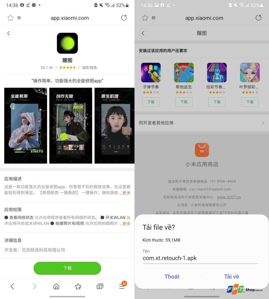 Hướng dẫn tải app Xingtu mới nhất 2021 cho Android