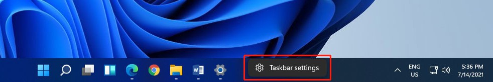 Cách thay đổi kích thước thanh Taskbar và căn chỉnh trên Windows 11 (3)