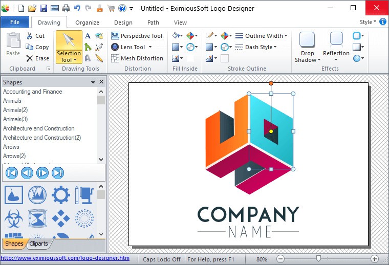 phần mềm thiết kế logo EximiousSoft Logo Designer
