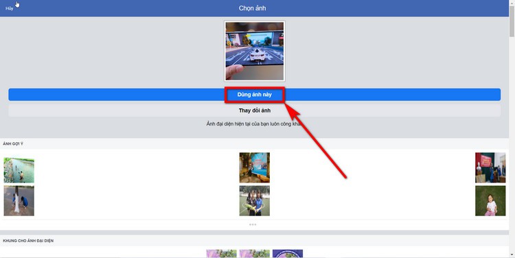 Hướng dẫn đổi ảnh đại diện avatar facebook không bị cắt  VFOVN