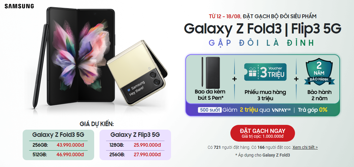 Siêu phẩm Samsung Galaxy Z Fold3 và Z Flip3 vừa ra mắt có gì mới?