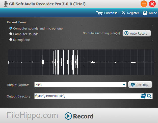 Phần mềm ghi âm Gilisoft Audio Recorder Pro