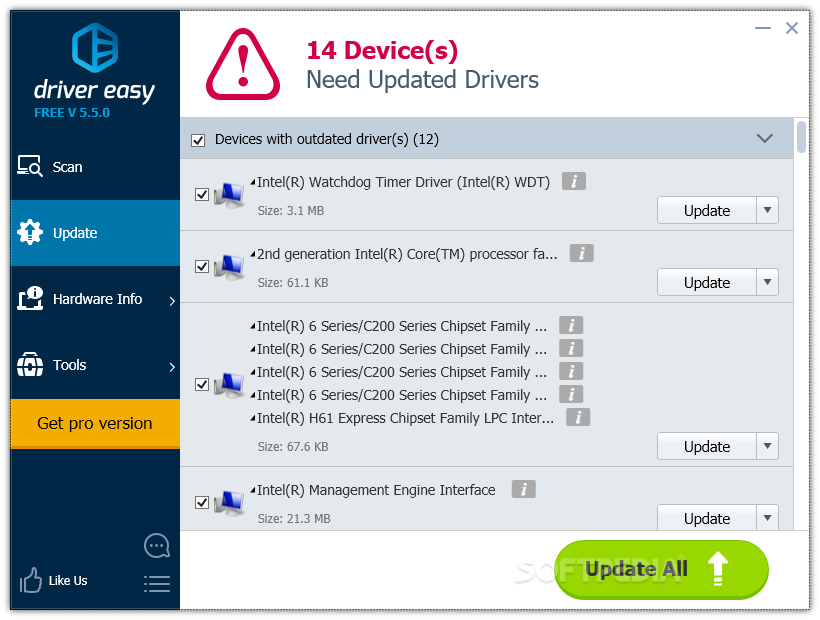 Phần mềm nâng cấp Driver Easy Driver