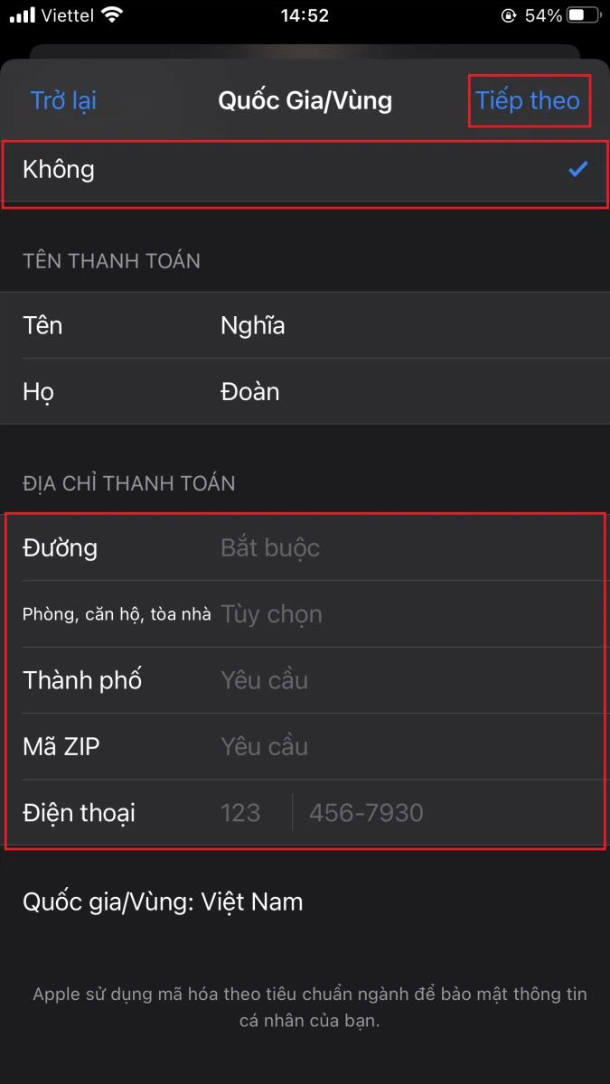 Cách chuyển tài khoản Apple Store từ Trung Quốc, Hoa Kỳ về Việt Nam (12)