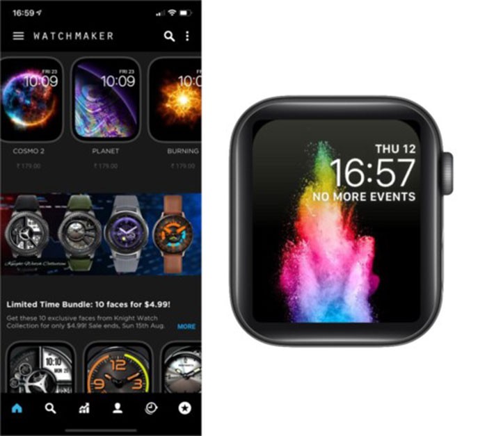 Ứng dụng mặt đồng hồ apple watch có thể giúp bạn biến chiếc đồng hồ thông minh của mình trở nên độc đáo và phong phú hơn bao giờ hết. Với một loạt các ứng dụng mặt đồng hồ đa dạng và đẹp mắt, bạn sẽ cảm thấy hài lòng với sản phẩm của mình và có trải nghiệm tuyệt vời.