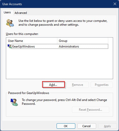Cách tạo tài khoản người dùng cục bộ trên Windows 11 (10)