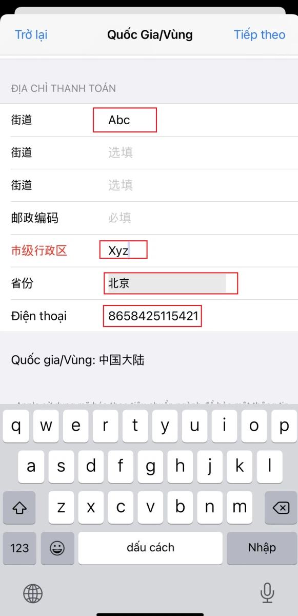 Cách tạo ID Apple Trung Quốc?