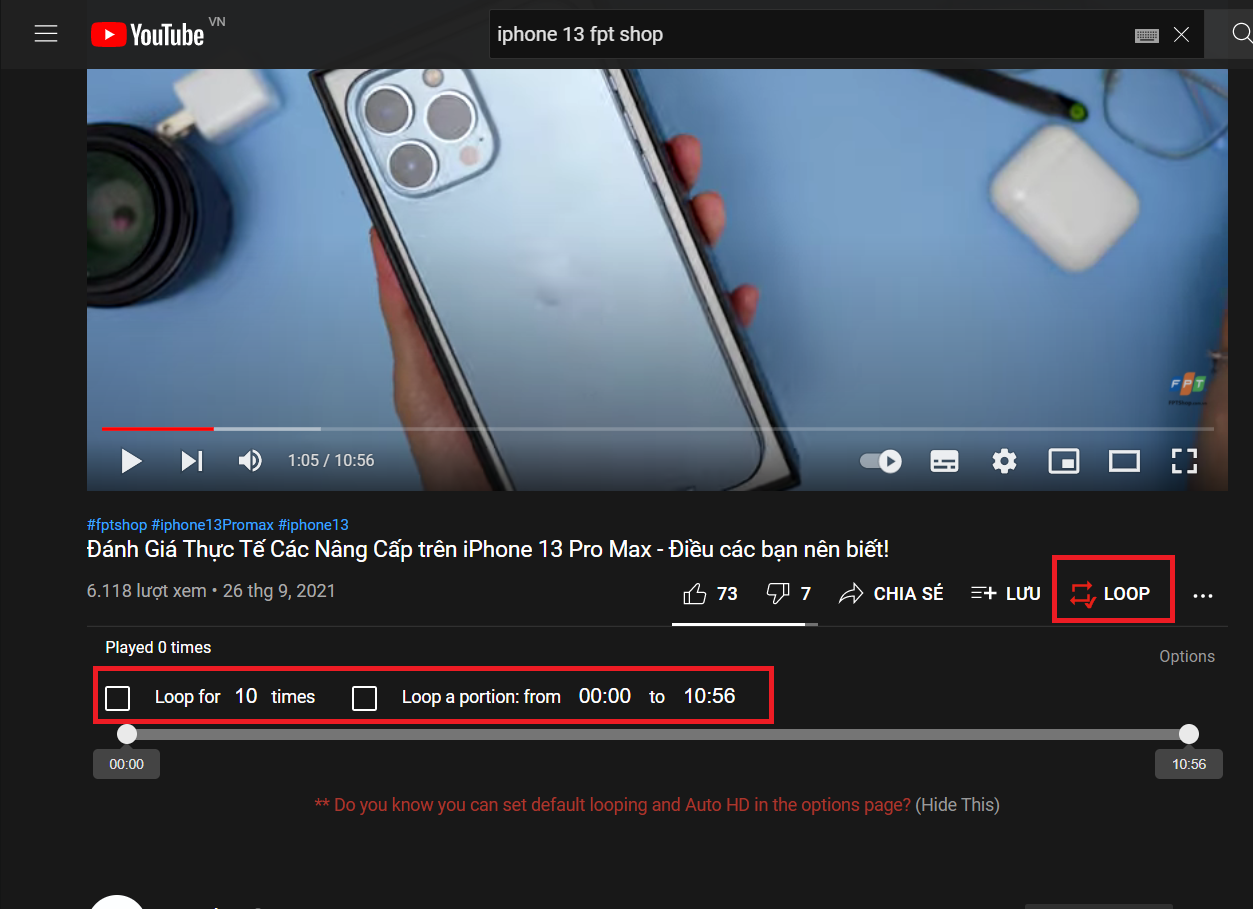 Bỏ túi ngay cách replay Youtube trên điện thoại và laptop cực đơn giản, nhanh chóng (7)