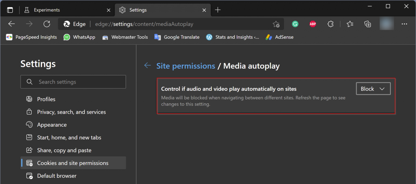 Cách ngăn video tự động phát trong Microsoft Edge (8)
