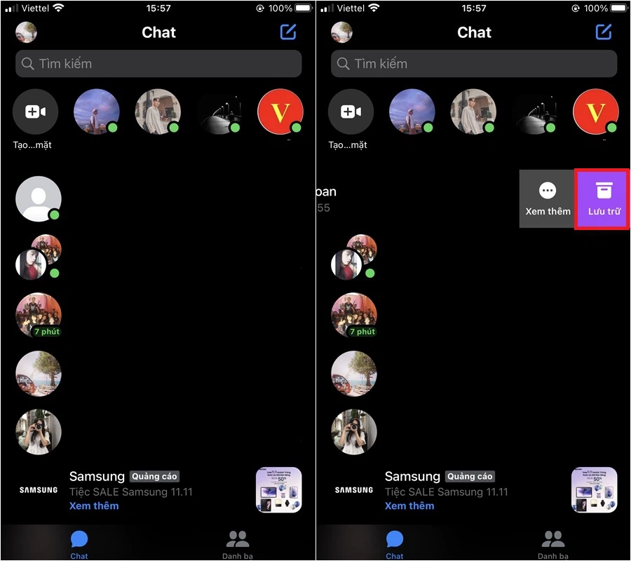 Đây là cách bạn có thể ẩn và ẩn tin nhắn trên Messenger Messenger (2)
