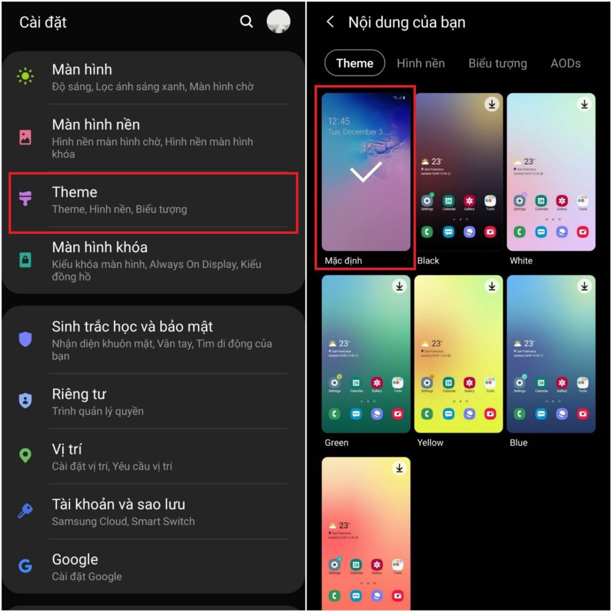 Các cách để khôi phục giao diện ban đầu trên điện thoại Android (3)