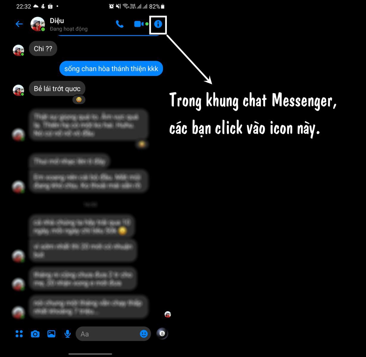 Cách tải nhiều ảnh trên Messenger về điện thoại cũng khá đơn giản.