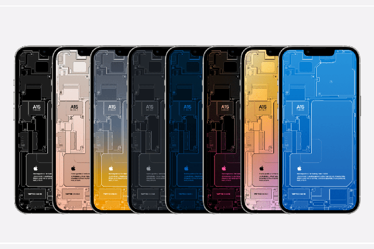 Xuất hiện nay loạt hình nền xuyên thấu linh phụ kiện cho tới dòng sản phẩm iPhone 13 ...