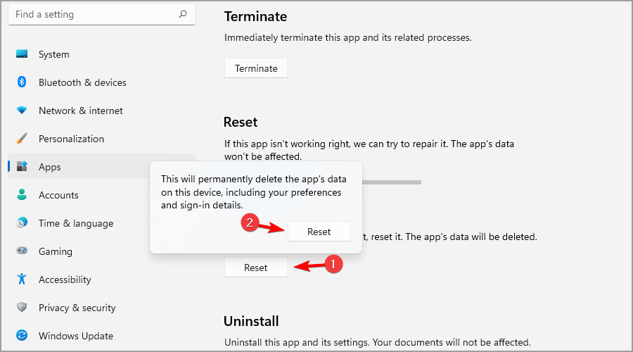 Cách sửa lỗi ứng dụng Settings trên Windows 11 (4)