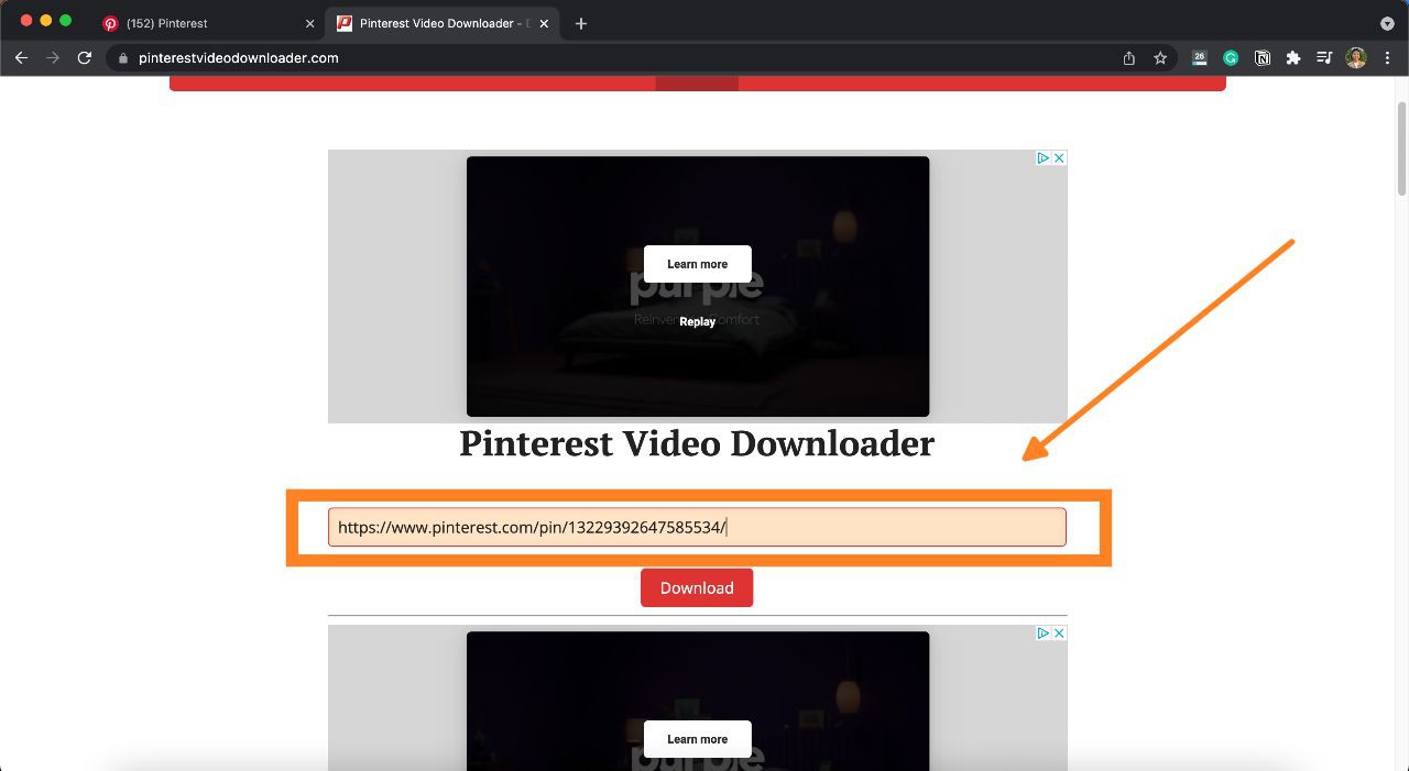 Hướng dẫn cách lưu video trên Pinterest về máy tính