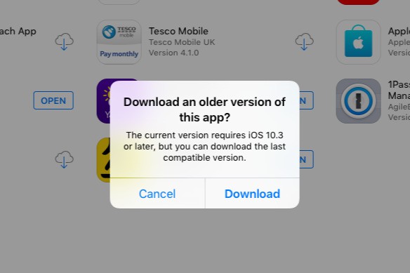 3 cách cài đặt các phiên bản ứng dụng cũ hơn trên iPhone cũ hơn (1)