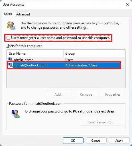 Mẹo hay để xóa mật khẩu đăng nhập trên Windows 11 (1)