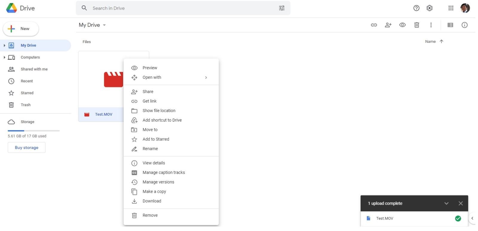 Hướng dẫn sử dụng Google Drive trên trình duyệt web