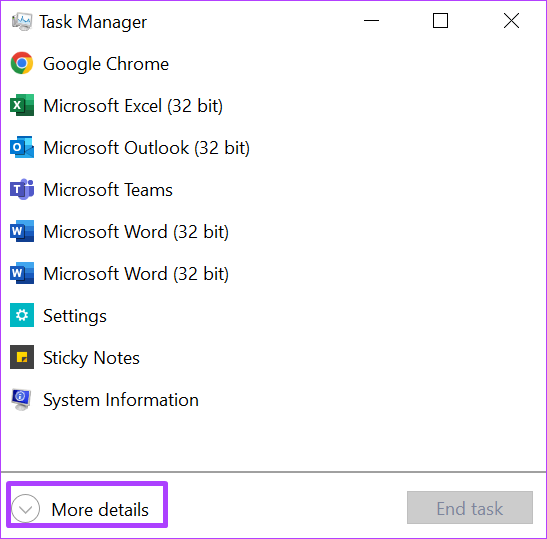 Kiểm tra dung lượng RAM - Task Manager 2