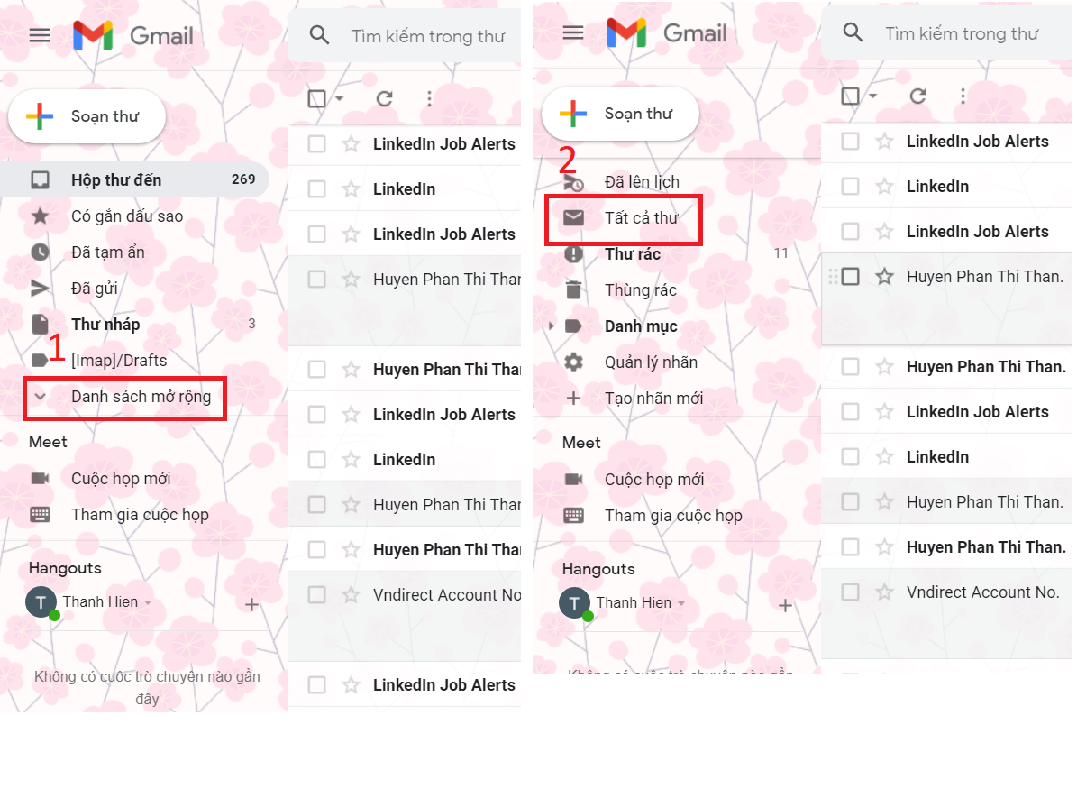 Mách bạn cách tìm thư trong mục lưu trữ Gmail 3