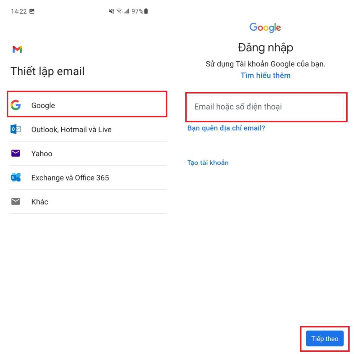 Cách đổi tài khoản Gmail trên điện thoại và trên máy tính (2)