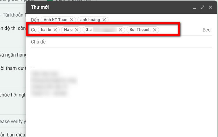 Cc và Bcc trong Gmail là gì và cách sử dụng? (8)