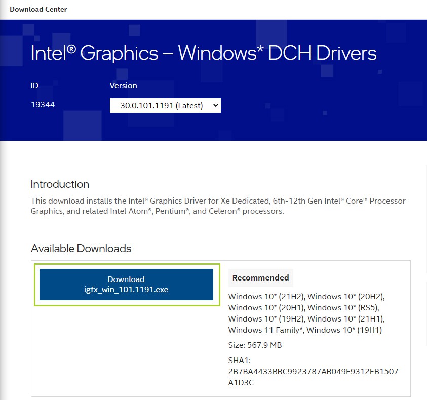 Hướng dẫn cập nhật driver card màn hình Intel (ảnh 8)
