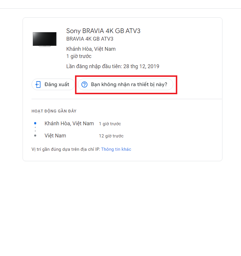Làm thế nào khi tài khoản Gmail bị người khác đăng nhập 6