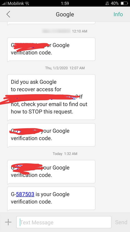 Làm gì khi không nhận được mã xác minh Gmail? (2)