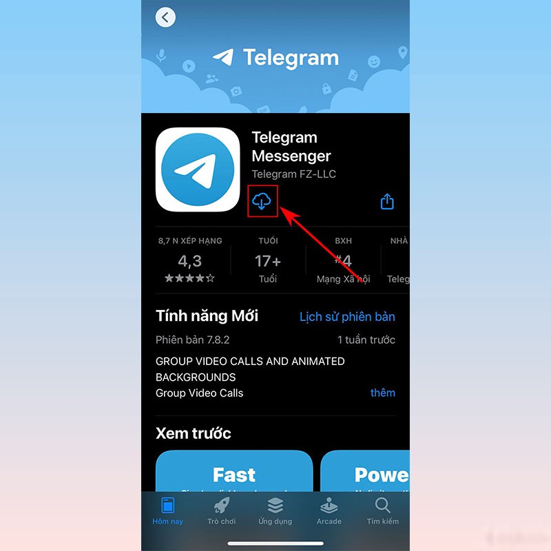 Cách tải Telegram cho iPhone