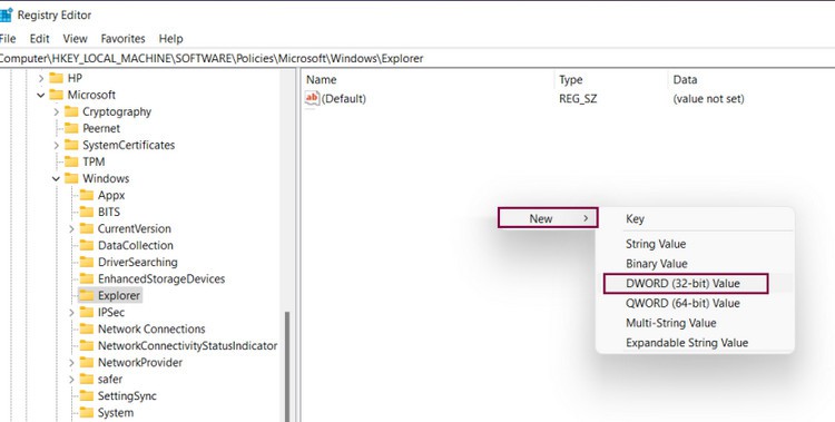 Cách vô hiệu hóa lịch sử tìm kiếm File Explorer trên Windows 11 (4)