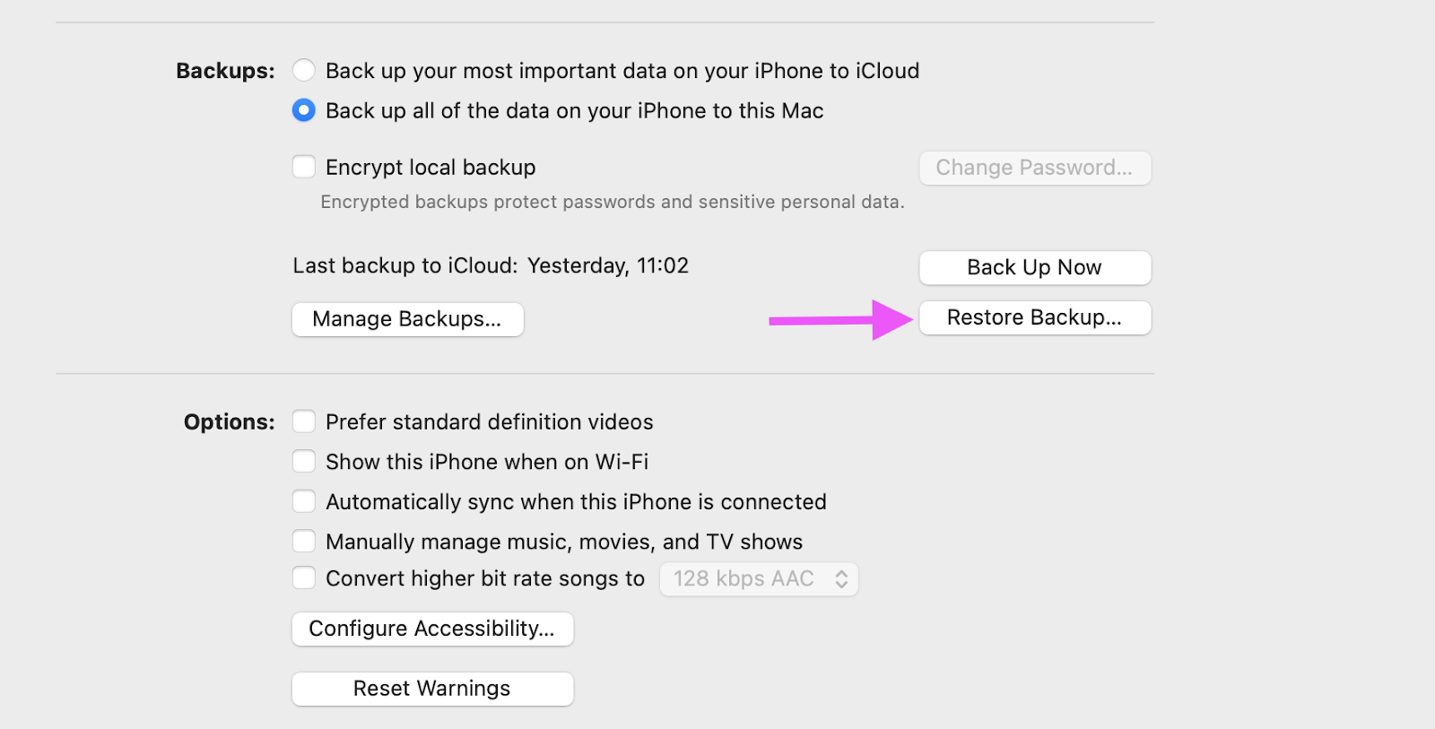 Cách quay về iOS 15 sau khi nâng cấp lên iOS 16 không mất dữ liệu 4