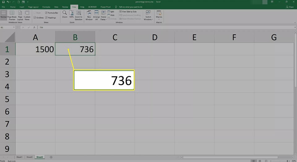 Cách tính phần trăm trong Excel - Ảnh 03