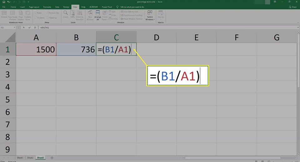 Cách tính phần trăm trong Excel - Ảnh 07