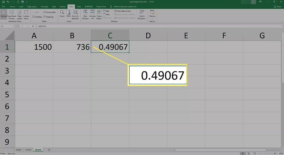Cách tính phần trăm trong Excel - Ảnh 08