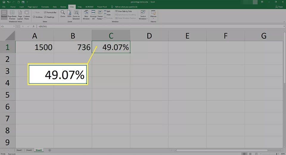 Cách tính phần trăm trong Excel - Ảnh 11