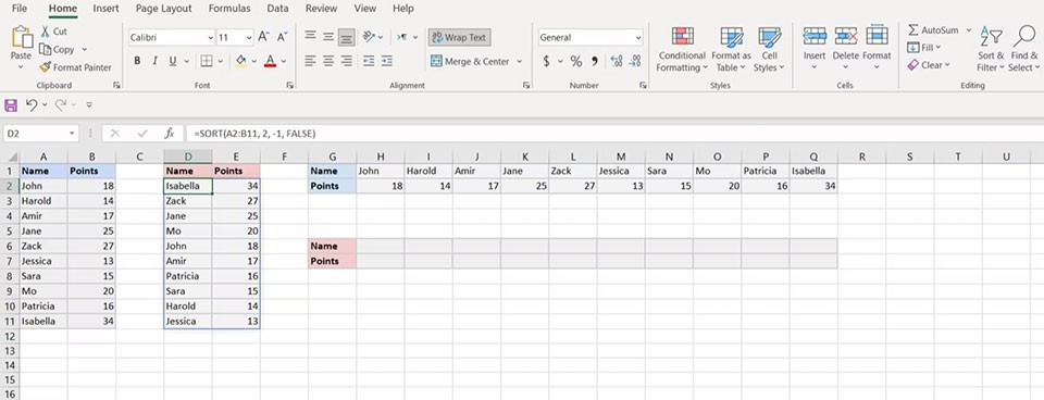 Sắp xếp dữ liệu trong Excel - Ảnh 03