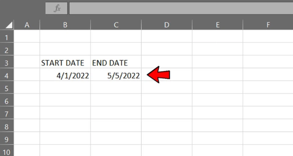 Cách tính ngày trong Excel - Ảnh 02